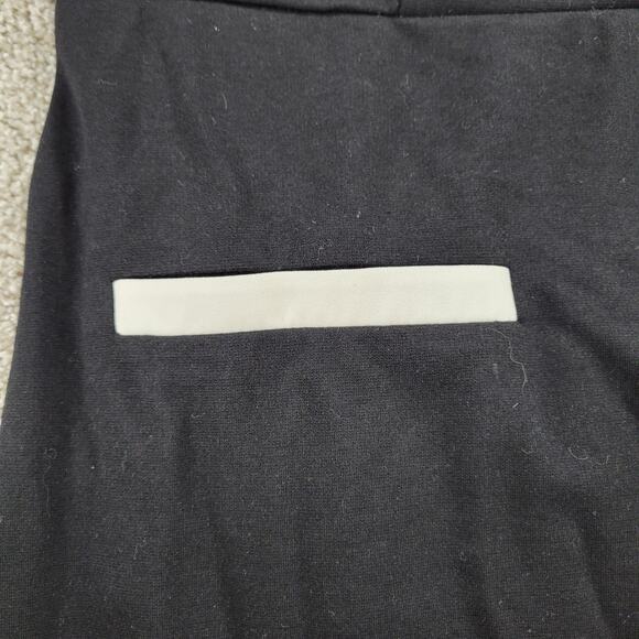 Talbots Womens Dress 14 Black Bow Sleeveless Ponte Stretch Preppy Sheath - Picture 9 of 12